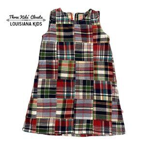 Sophie and Sam Sz 4 Madras Plaid Shift Dress